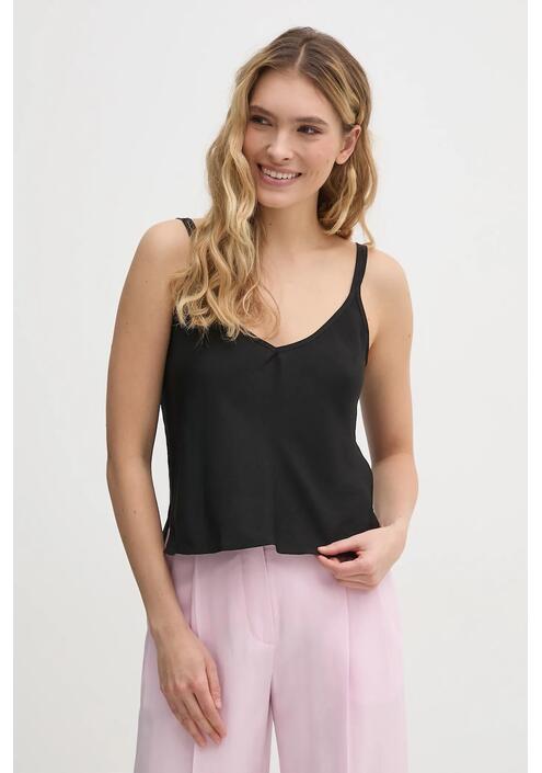 Μπλουζάκι Dkny χρώμα: μαύρο, DJ4W2038