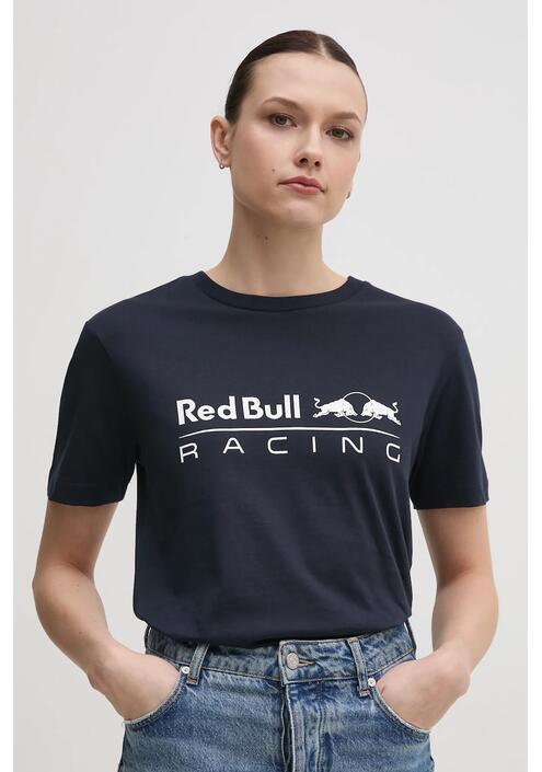 Βαμβακερό μπλουζάκι Red Bull Racing x Pepe Jeans STANDARD FIT TEE γυναικείο, χρώμα: ναυτικό μπλε, RL500004
