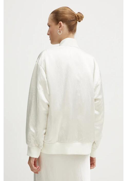 Μπουφάν bomber Max Mara Leisure γυναικείο, χρώμα: μπεζ, 2426486048600