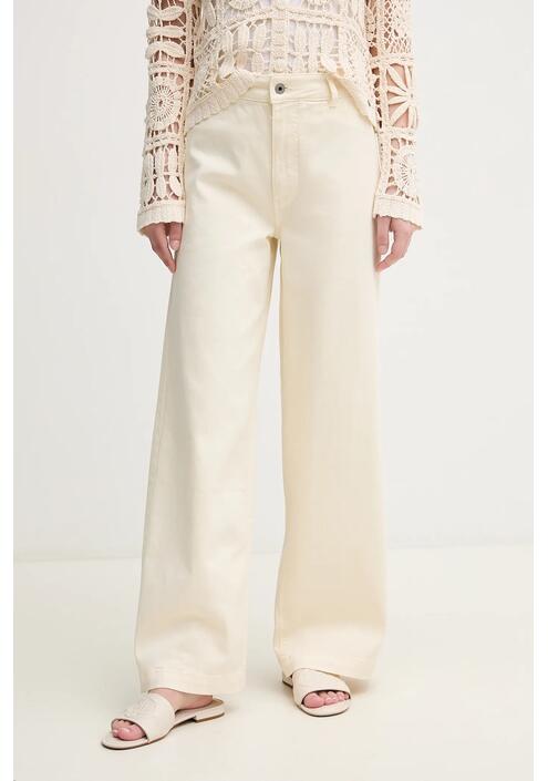 Τζιν παντελόνι Pepe Jeans HIGH RISE WIDE CROP TANIA PL211801