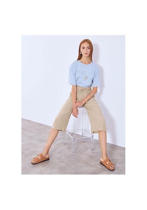 Ζιπ κιλότ με κορδόνι SN7949.1875+6