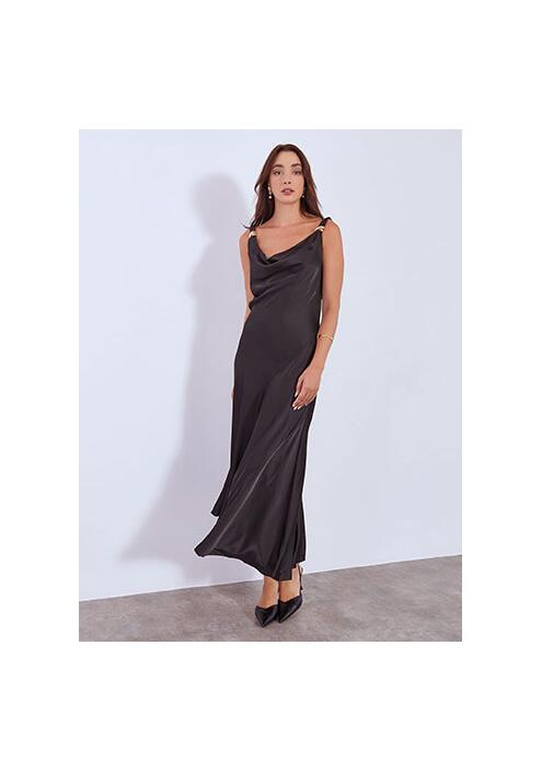 Φόρεμα μάξι σατέν WT7584.8791+1