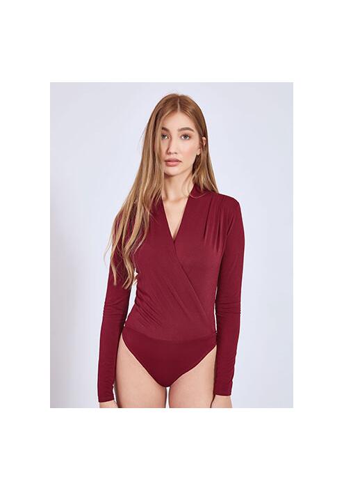 Κορμάκι κρουαζέ με πιέτες WT7834.4518+4