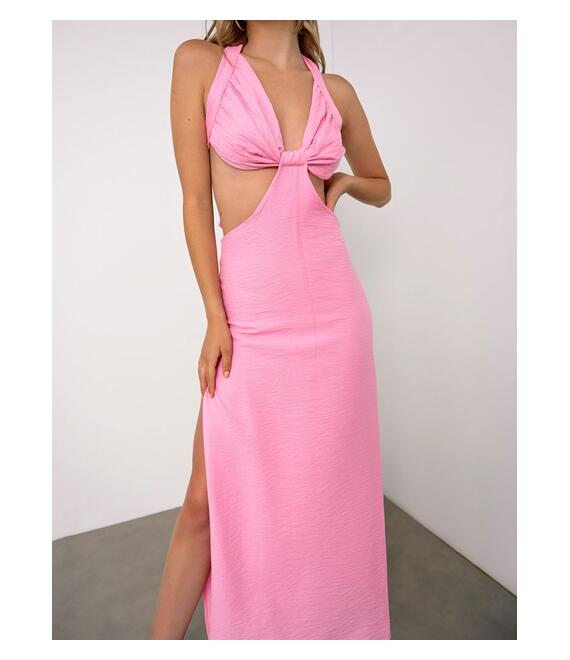 Φόρεμα Με Ανοίγματα Ροζ - Carol Channing