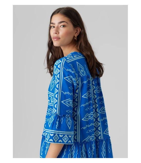 Vero Moda Φόρεμα Aztec Μπλε - Istoy