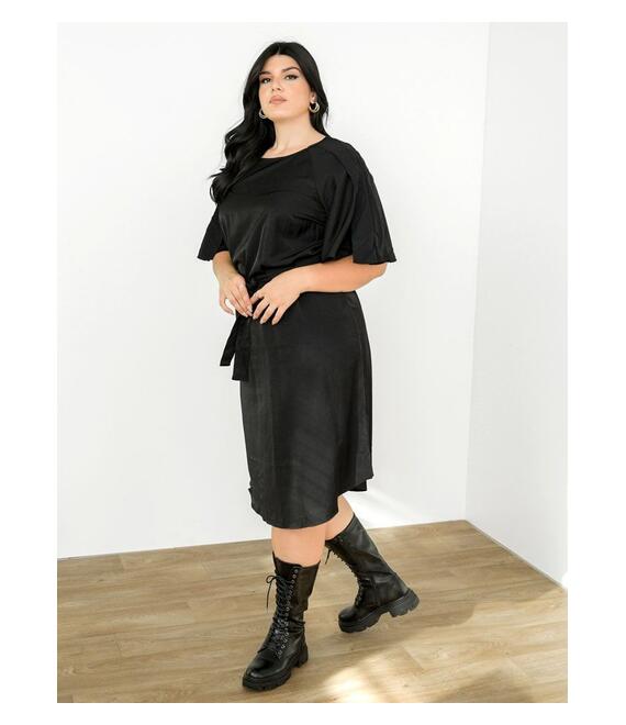 Vero Moda Φόρεμα Midi Μαύρο - Caouna
