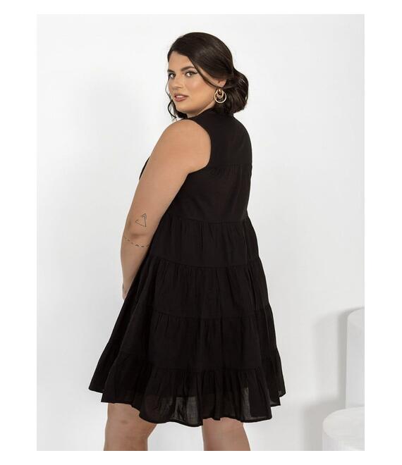 Vero Moda Φόρεμα Αμάνικο Μαύρο - Dexter