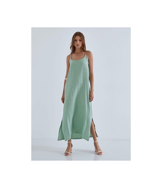 Maxi φόρεμα με χιαστί πλάτη SM1518.8781+2