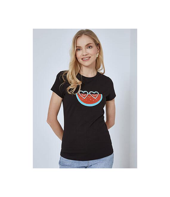T-shirt καρπούζι με καρδιές SM7958.4963+2