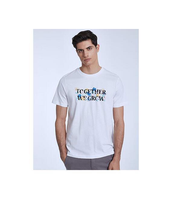 Unisex βαμβακερό T-shirt together we grow SM1017.4723+1