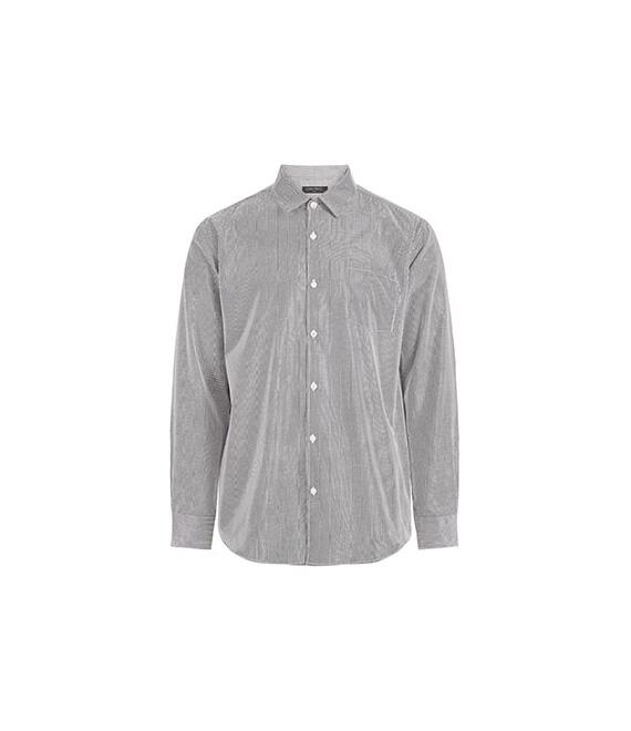 Ριγέ ανδρικό πουκάμισο με τσέπη WQ1010.3014+1