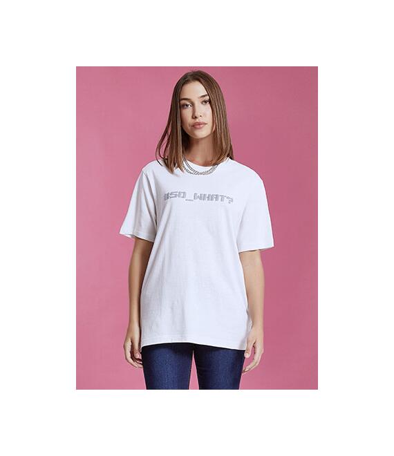 Unisex βαμβακερό T-shirt so what WQ2018.4012+1