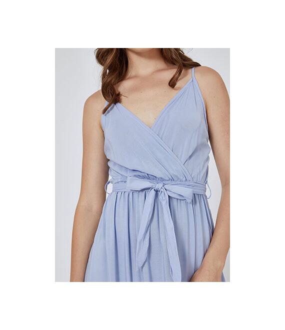 Κρουαζέ φόρεμα με τιράντες SM9856.8358+2