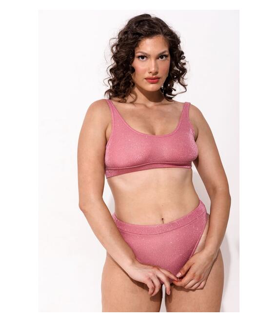 GIGI-Μαγιό Σετ Μπικίνι Sparkl Plus Size - Ροζ