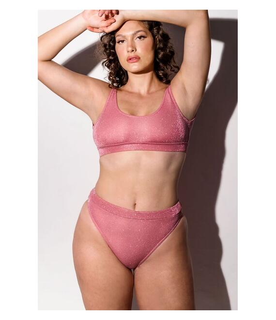 GIGI-Μαγιό Σετ Μπικίνι Sparkl Plus Size - Ροζ