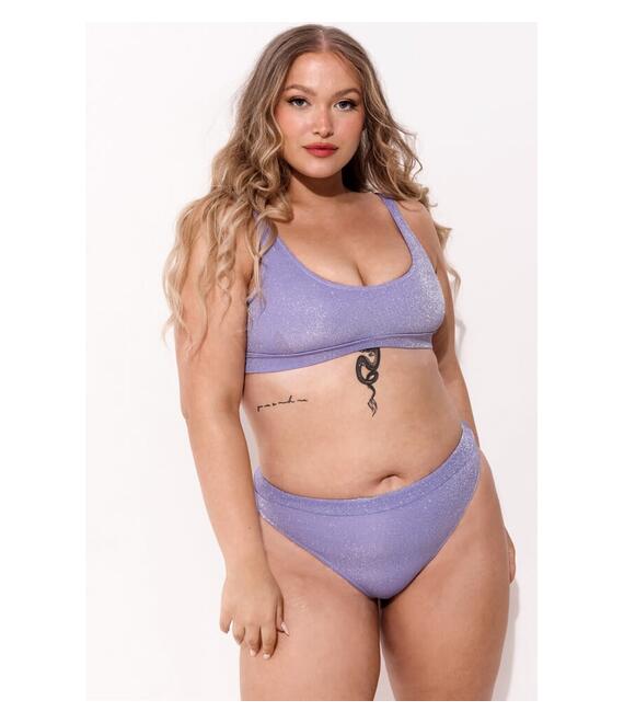 GIGI-Μαγιό Σετ Μπικίνι Sparkl Plus Size - Μώβ