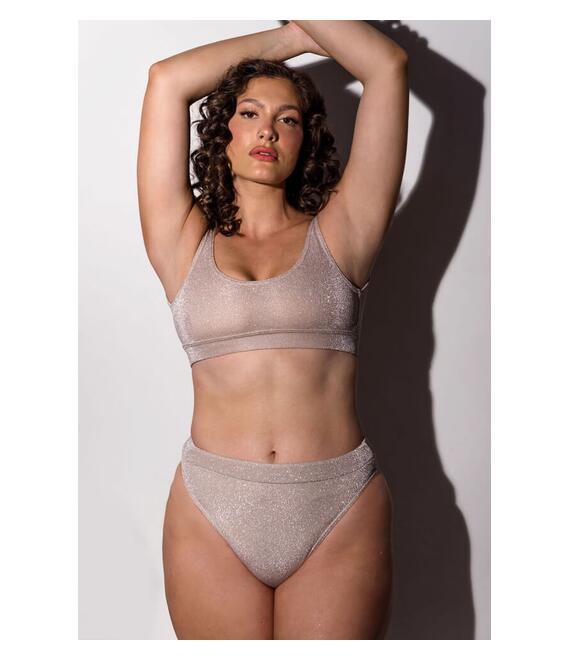 GIGI-Μαγιό Σετ Μπικίνι Sparkl Plus Size - Nude