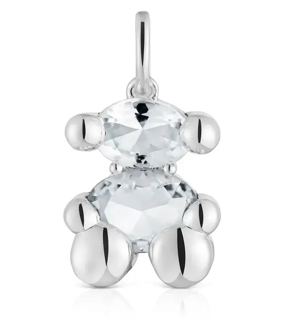Ασημένιο μενταγιόν Tous Bold Bear Gem 1004224800