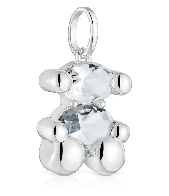 Ασημένιο μενταγιόν Tous Bold Bear Gem 1004224800