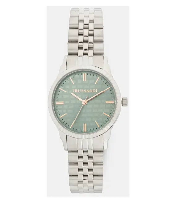 Ρολόι Trussardi T-BENT χρώμα: ασημί, R2453144513