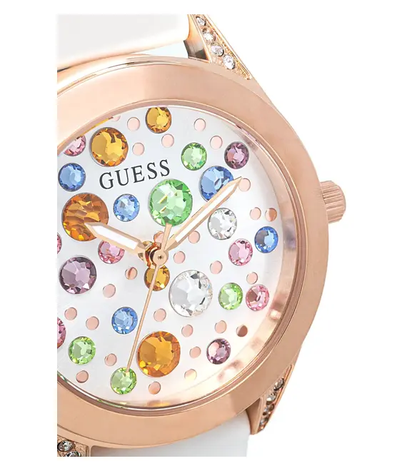 Ρολόι Guess χρώμα: άσπρο, GW0678L4