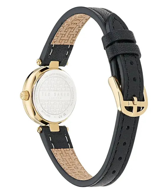 Ρολόι Ted Baker TB ICONIC χρώμα: μαύρο, BKPJLS502
