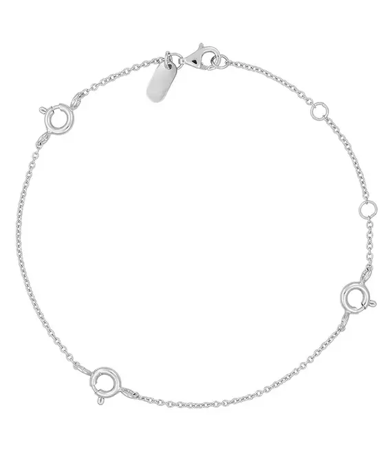 Ασημένιο βραχιόλι Design Letters 90506003SILVER