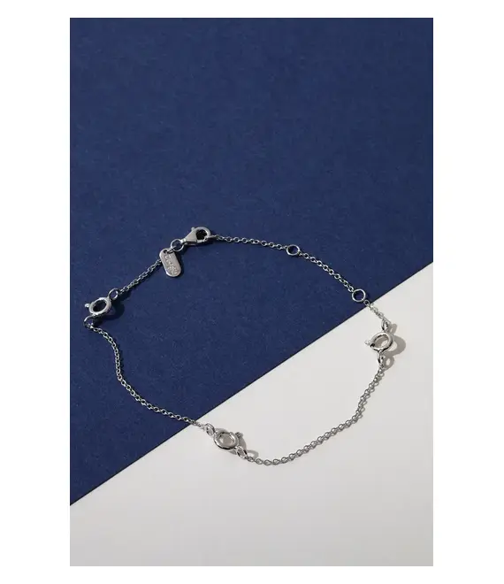 Ασημένιο βραχιόλι Design Letters 90506003SILVER