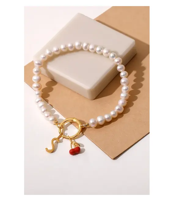 Βραχιόλι Design Letters 90506001PEARL