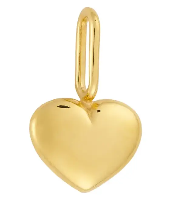 Επιχρυσωμένο ασημένιο μενταγιόν Design Letters 90302030HEART