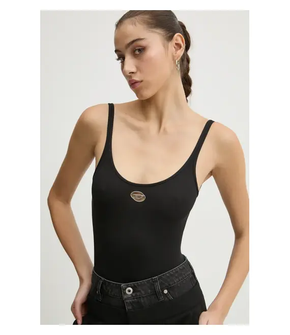 Κορμάκι Diesel MEGAN-UTLT UW Body χρώμα: μαύρο, A17536.0IKBN