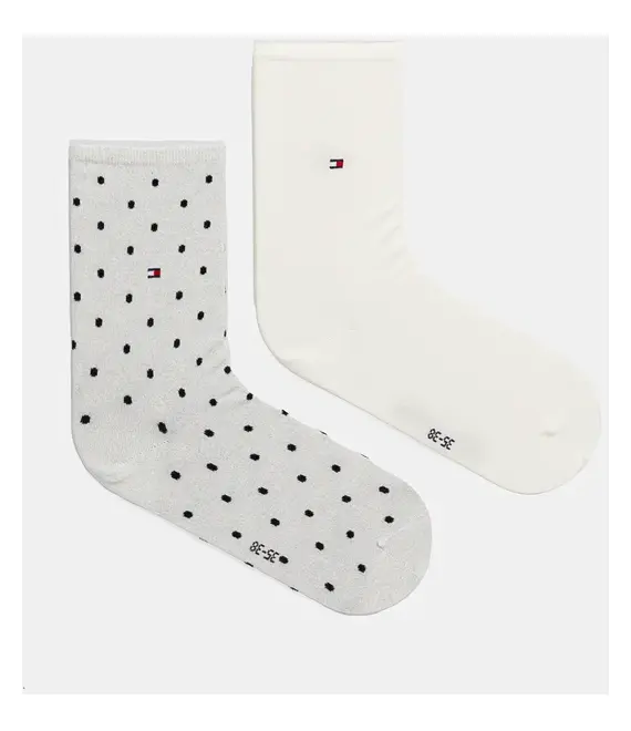 Κάλτσες Tommy Hilfiger 2-pack χρώμα: μαύρο, 100001493