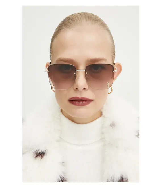 Γυαλιά ηλίου Saint Laurent χρώμα: χρυσαφί