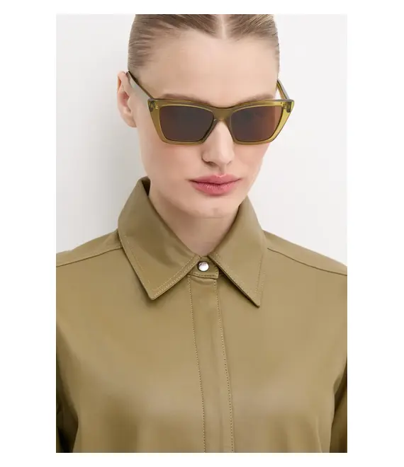 Γυαλιά ηλίου Saint Laurent χρώμα: πράσινο