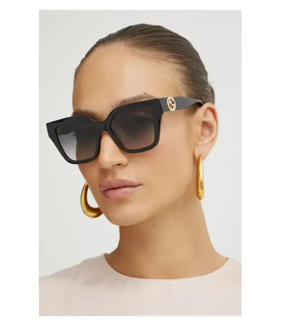 Γυαλιά ηλίου Gucci χρώμα: μαύρο