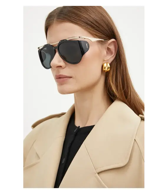 Γυαλιά ηλίου Saint Laurent χρώμα: μαύρο, SL M137 AMELIA