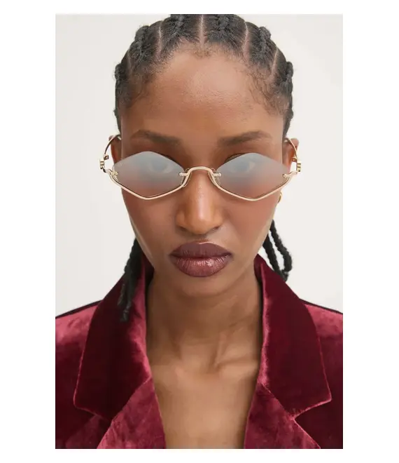 Γυαλιά ηλίου Gucci χρώμα: χρυσαφί, GG1604S