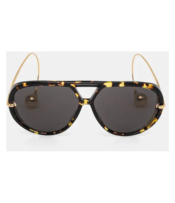 Γυαλιά ηλίου Bottega Veneta χρώμα: καφέ, BV1273S