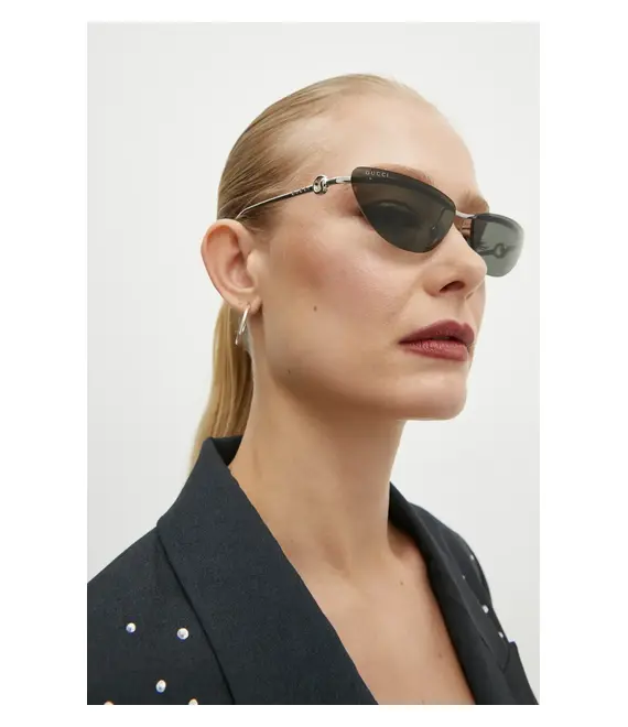 Γυαλιά ηλίου Gucci χρώμα: ασημί, GG1701S