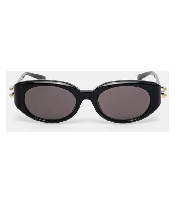 Γυαλιά ηλίου Alexander McQueen χρώμα: μαύρο, AM0469S