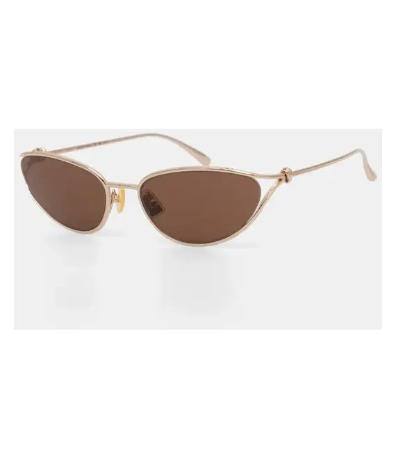 Γυαλιά ηλίου Bottega Veneta χρώμα: χρυσαφί, BV1330S