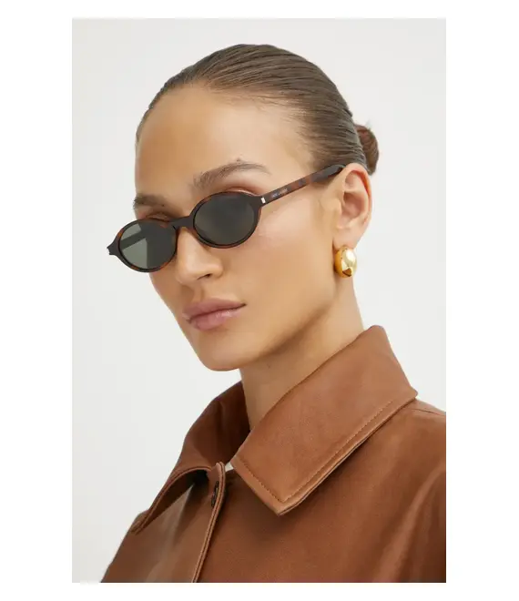 Γυαλιά ηλίου Saint Laurent χρώμα: καφέ, SL 751 JEANNE
