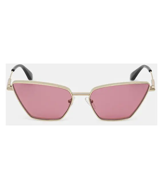 Γυαλιά ηλίου Alexander McQueen χρώμα: χρυσαφί, AM0501S
