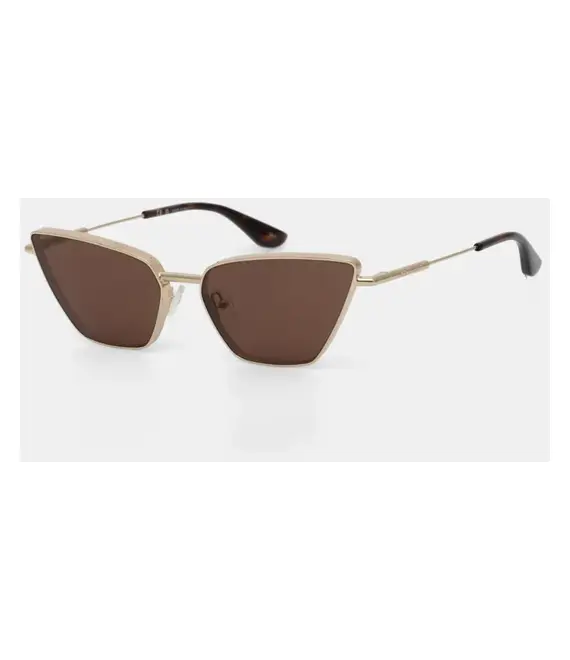 Γυαλιά ηλίου Alexander McQueen χρώμα: χρυσαφί, AM0501S