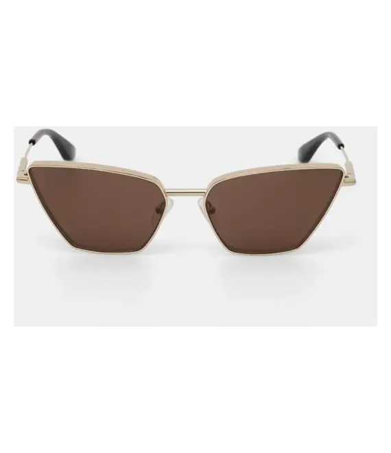 Γυαλιά ηλίου Alexander McQueen χρώμα: χρυσαφί, AM0501S