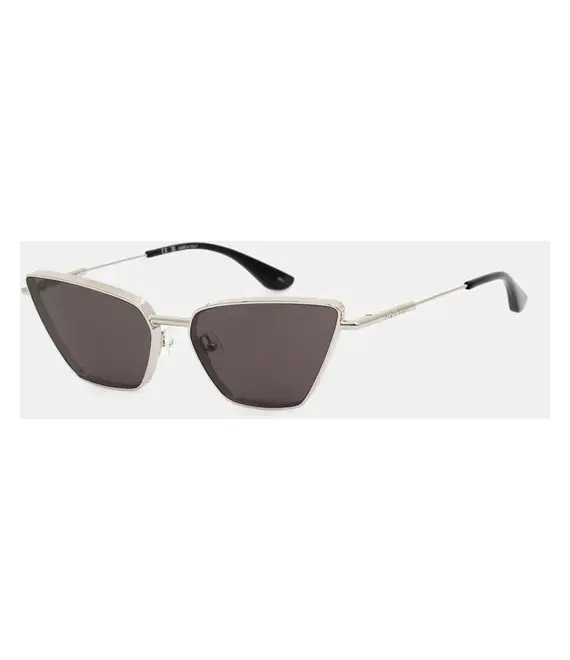 Γυαλιά ηλίου Alexander McQueen χρώμα: ασημί, AM0501S