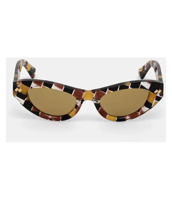 Γυαλιά ηλίου Bottega Veneta χρώμα: κίτρινο, BV1350S