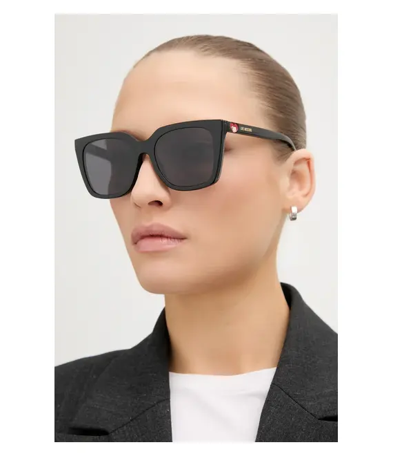 Γυαλιά ηλίου Love Moschino χρώμα: μαύρο, MOL055/CS