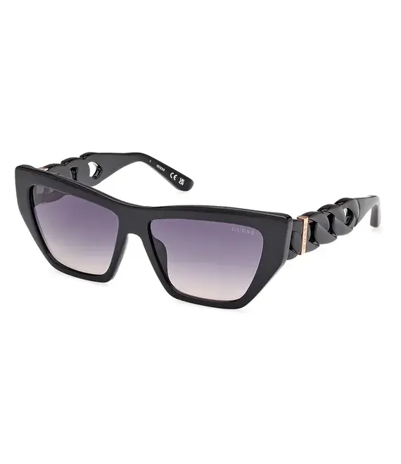 Γυαλιά ηλίου Guess χρώμα: μαύρο, GU00111_5601B