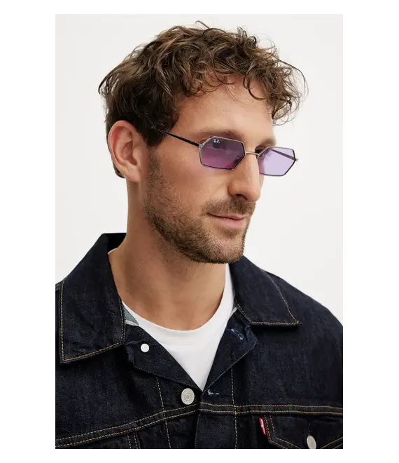 Γυαλιά ηλίου Ray-Ban χρώμα: ασημί, 0RB3728